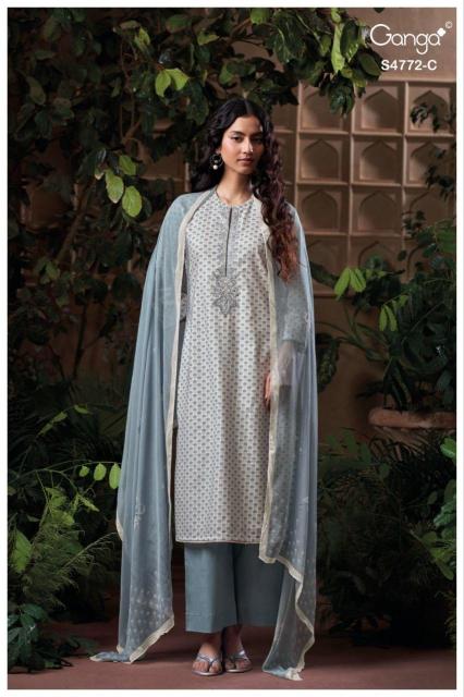 Ganga eirelia 4772 dress material wholesale market bangalore